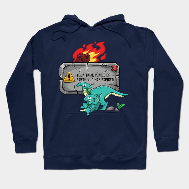 Dino Mama - Earth trial period Hoodie by undeadPixel